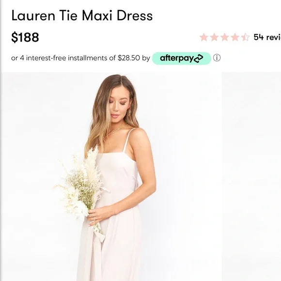 SHOW ME YOUR MUMU- Lauren Tie Maxi Dress in Show Me The Ring Crisp - Picture 2 of 8